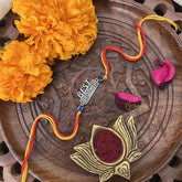 Vriksham Rakshabandhan Sliver Plated Best Brother Rakhi-RB179